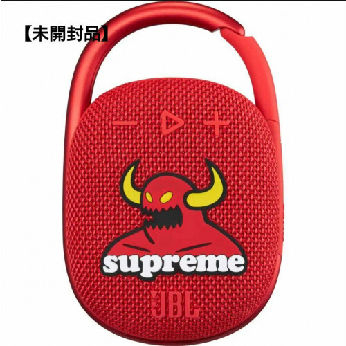 Supreme x Toy Machine JBL Clip Red Speaker Wireless With Supreme x Toy Machine JBL Clip Red Speaker Wireless With