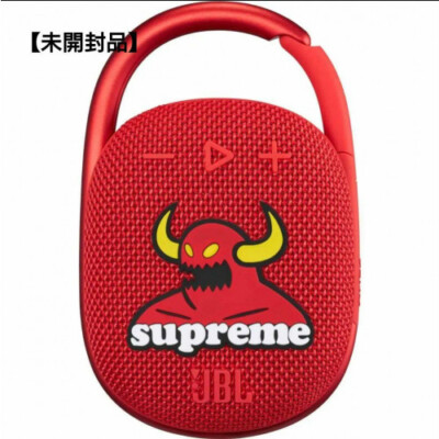 Supreme x Toy Machine JBL Clip Red Speaker Wireless With Supreme x Toy Machine JBL Clip Red Speaker Wireless With