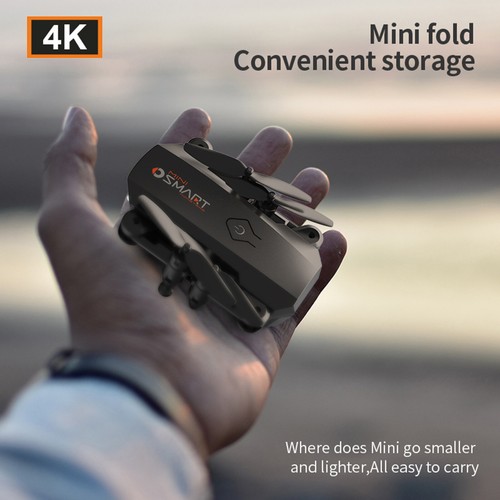 RC Drone 4K Dual Kamera FPV Altitude Hold Quadrocopter mit Akku (Schwarz) - Bild 4 von 12