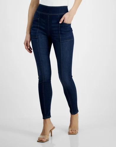 Pantalones de mezclilla ajustados de tiro alto para mujer INC International Concepts talla 16 - Imagen 1 de 2