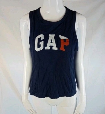 GAP Damen Top Bluse Tank Top Brusttasche Logo