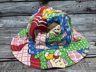 Sombrero cubo bebé vintage hecho a mano elefante colorido unisex
