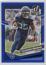 2023 Panini Donruss Press Proof Blue Chigoziem Okonkwo #288 0y59