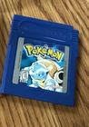 Pokemon Blue Version Game Boy Tested Save Works Authentic w/Case