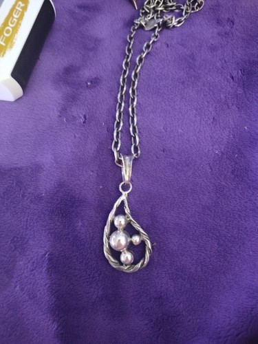 Brenda Schoenfeld Sterling Silver Necklace Vintage