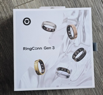  NEW RingConn Gen 3 Ultra-Thin Smart Ring Size 10 Royal Gold Health Tracking  