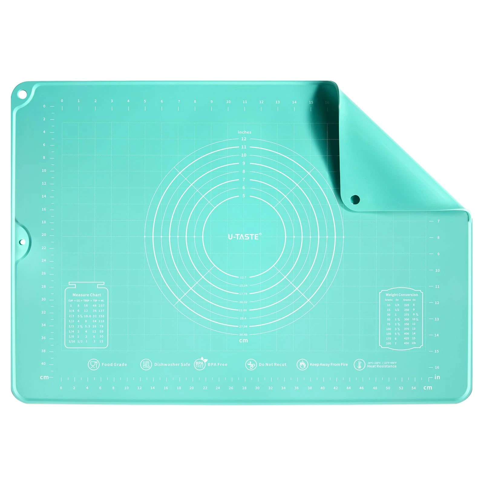 28"x20" Large Pastry Mat: Food-Grade Liquid Silicone Dough Rolling Baking She...
Opens in a new wind