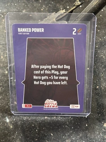 Bo Jackson's Battle Arena Banked Power Play Card Super Rare SSP BpL-3