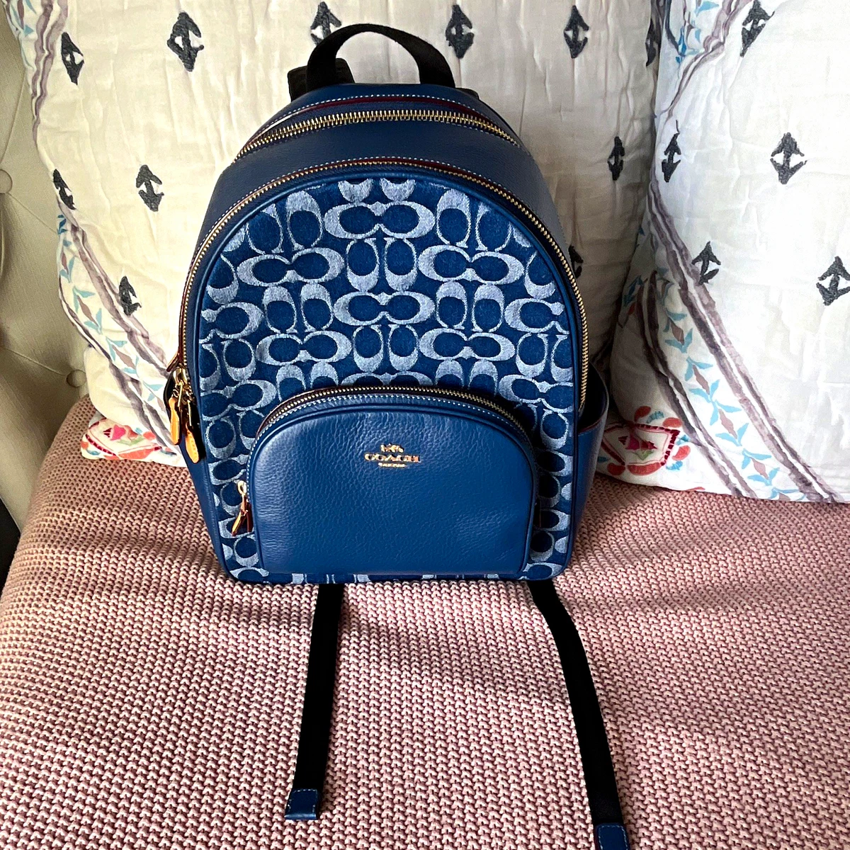Coach Zip Denim Exterior Bags & Handbags for Women for sale | eBay