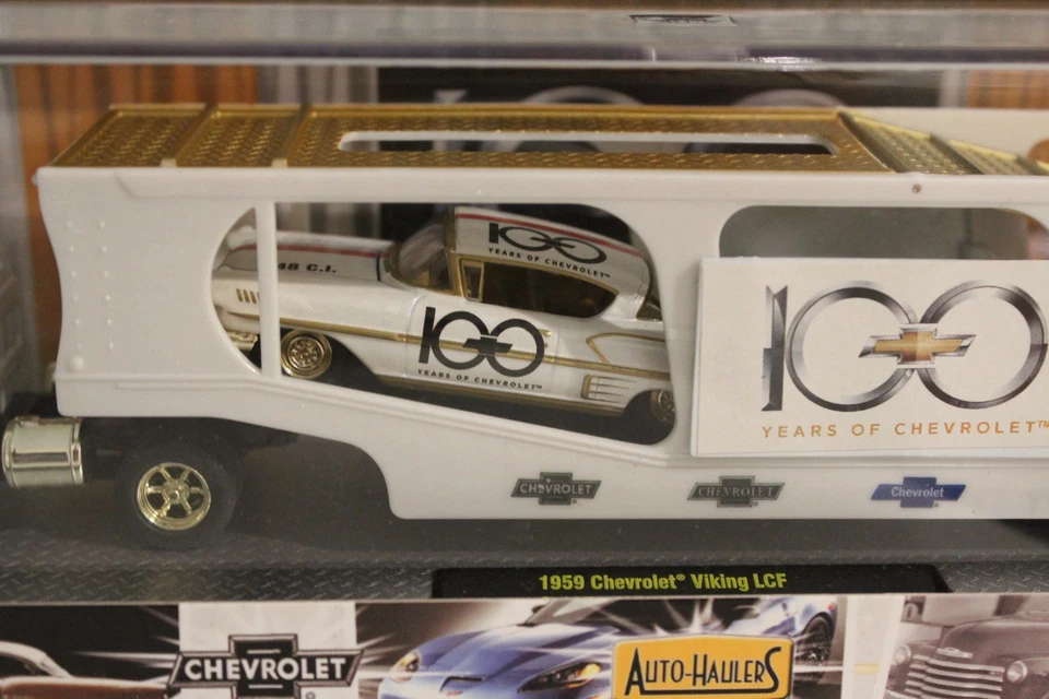 M2 CHASE 100 Years of Chevrolet 1959 Viking LCF & 1958 Impala 11-12 NEW IN BOX - Image 2 of 4