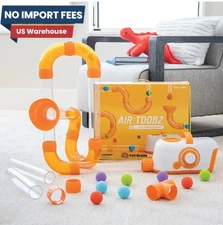 Fat Brain Toys Air Toobz  Air-Powered STEM Building Toy Science Physics Learning