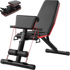 Image of Sit-Up Dumbbell workout Weight Exercise Adjustable Bench Home Gym Training UK