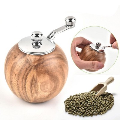  1PC Manual Holzpfeffermühle Pfeffermühle Salzbehälter Küchenhelfer für Home