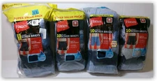 Hanes men's Value 10 Pack Cool Comfort Boxer Briefs COVERED BAND wicking fabric