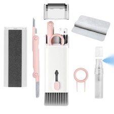 7 in 1 Electronic Cleaner kit - Keyboard Cleaner, A-eight one pink 