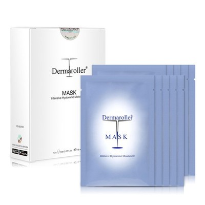 Dermaroller Hydrating Face Mask Sheets - 10 Pack with 10 Count (Pack of 1)
