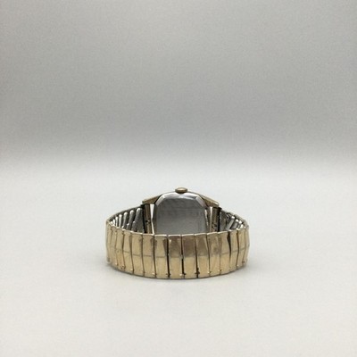 Vintage Buren Tank Mens Watch 27mm 10K RGP Art Deco Stretch Band Manual Wind Vintage Buren Tank Mens Watch 27mm 10K RGP Art Deco Stretch  main image 4
