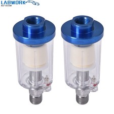 2pcs 14 Spray Gun Air Line Mini Filter Water Trap Clear Painting Moisture 2pcs 14 Spray Gun Air Line Mini Filter Water Trap Clear Painting Moisture