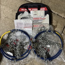 1535 Alpine Premier Diamond Pattern Snow Tire Chains Never Used 1535 Alpine Premier Diamond Pattern Snow Tire Chains Never Used