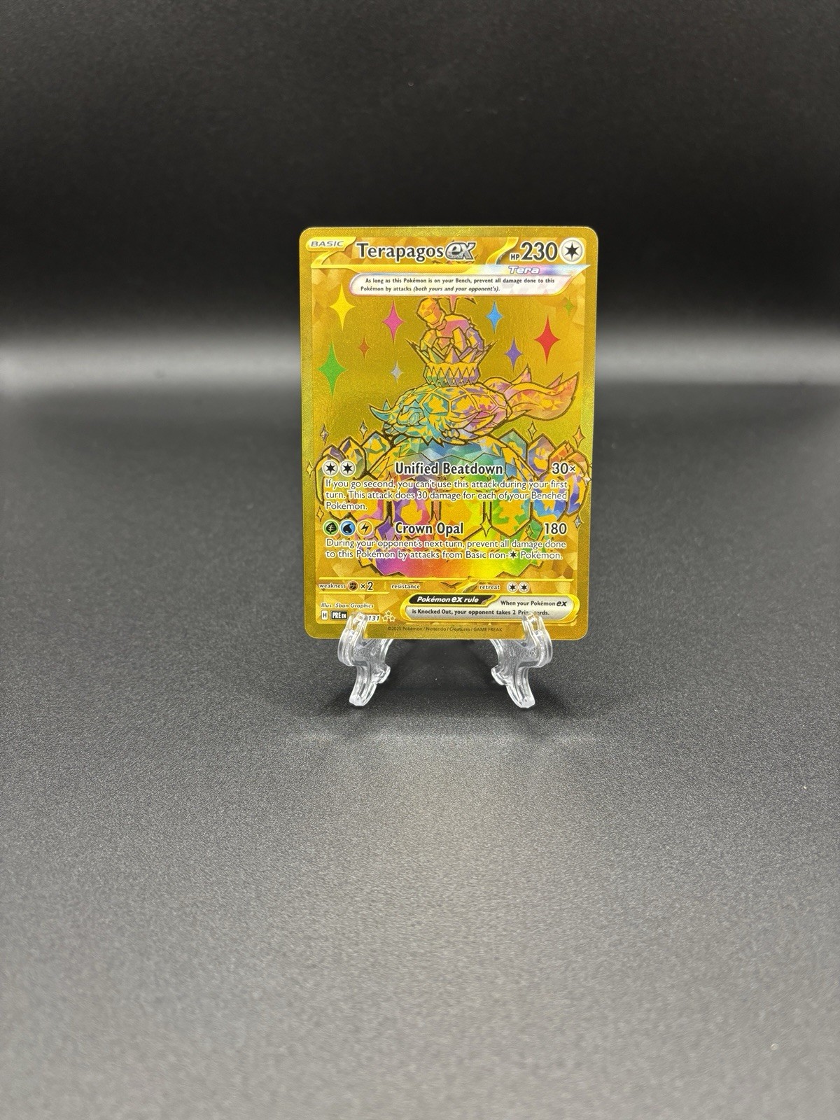 Terapagos ex #180 [Hyper Rare] Pokemon TCG Prismatic Evolutions - NM