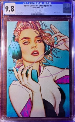 SPIDER-GWEN THE GHOST SPIDER #1 JENNY FRISON 1:100 VIRGIN VARIANT CGC 9.8