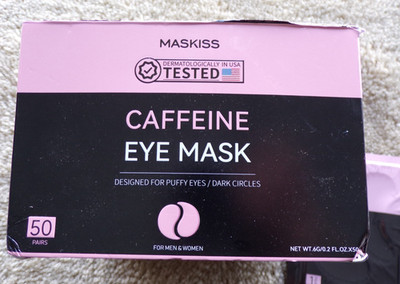 under Eye Patches (50 Pairs), Caffeine Eye Masks for Dark Circles Puffy Eyes @h6