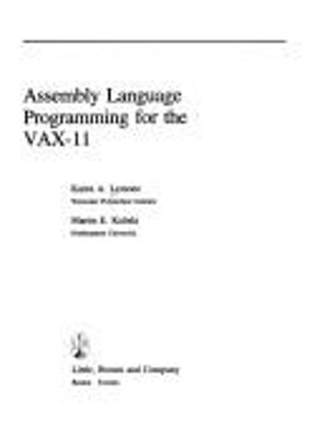 #ad Assembly Language Programming for the VAX II Paperback $21.38