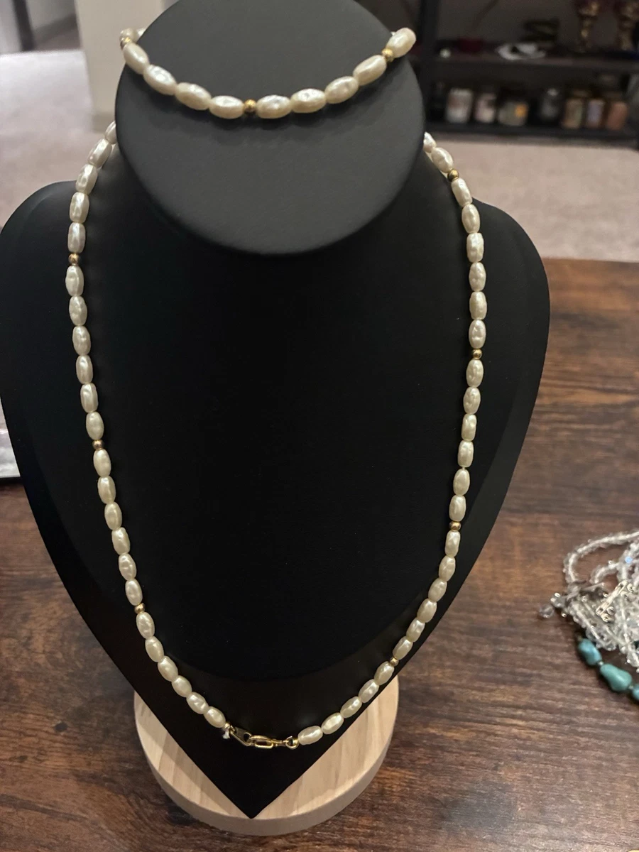 Beige Pearl Fashion Jewelry Sets for sale | eBay