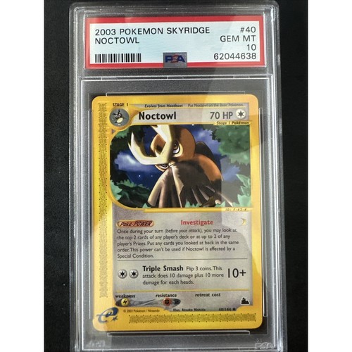 Noctowl graded PSA 10 for sale on eBay