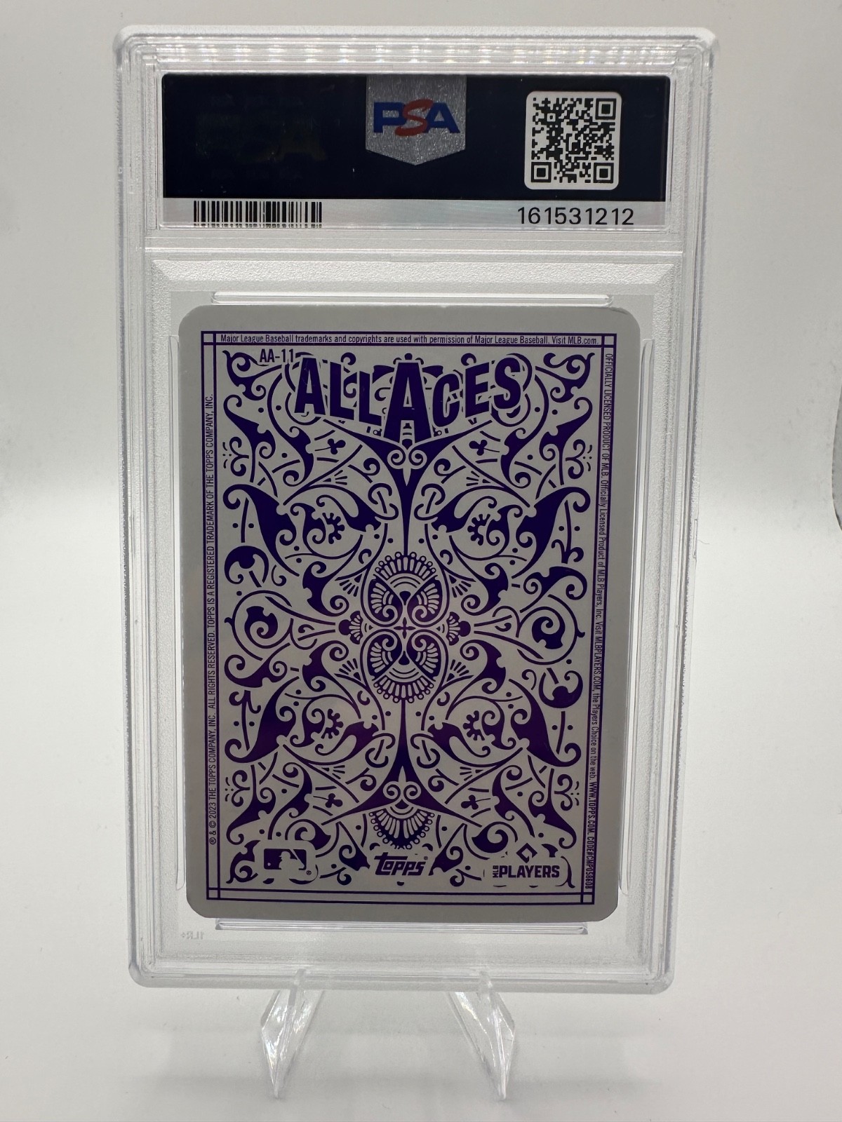 2023 Topps Series 1 - All Aces Shohei Ohtani #AA-11 PSA 7 view 2