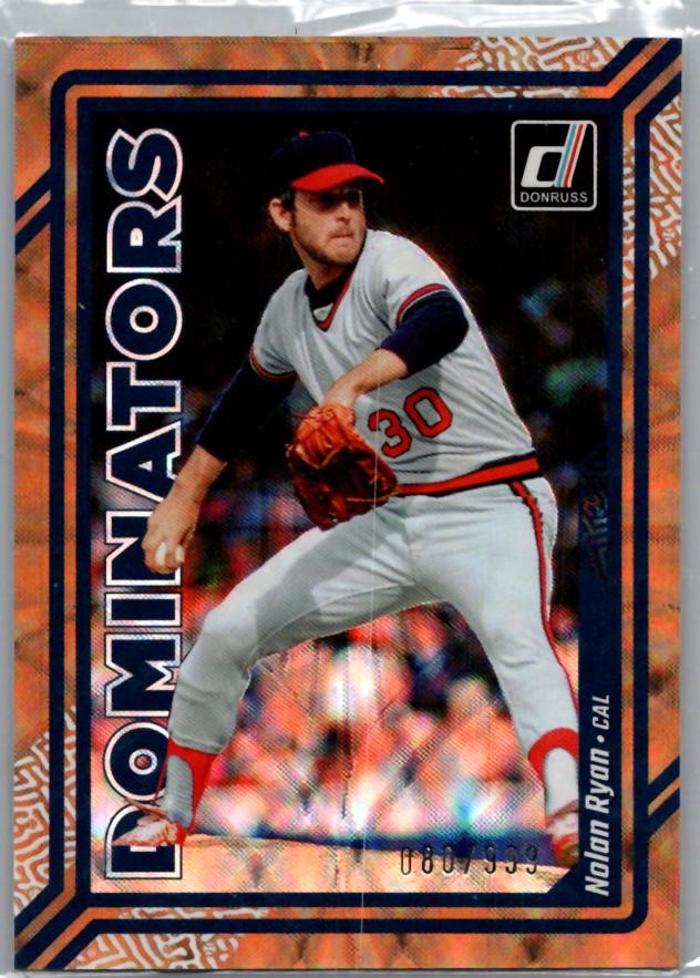 2023 Donruss #D3 Nolan Ryan Dominators #/999
