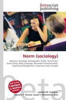 Lambert M. Surhone (U. A.) | Norm (Sociology) | Taschenbuch | Englisch (2026)
