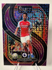 Carte Panini Score 2023-24 William Saliba Green Laser 2/5 - Édition Limitée