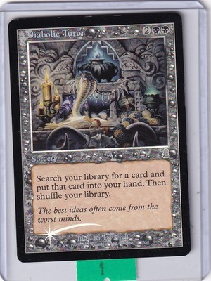 Diabolic Tutor FOIL * Odyssey MTG Magic the Gathering Heavily Played | eBay