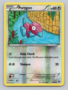 Reverse Holo Porygon #64/98 Common XY - Ancient Origins Pokemon