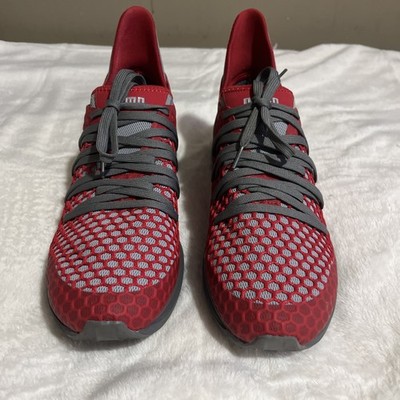 Puma Ignite Limitless Netfit Red/Grey - Men s sz 11.5 