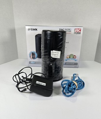 D-Link Wireless AC1200 Dual Band Gigabit Cloud Router, Open Box