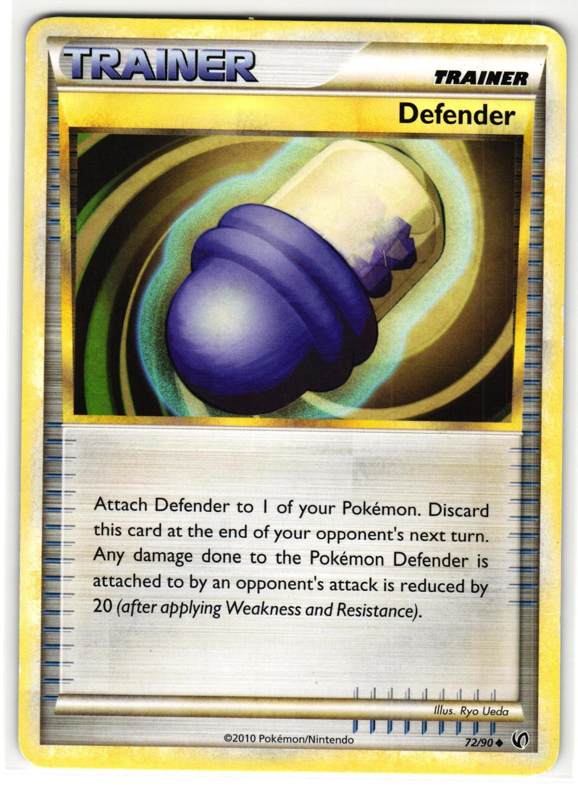 DEFENDER 72/90 HGSS UNDAUNTED ENGLISH POKEMON TCG