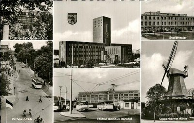 	Wilhelmshaven  CITY Robert Koch Haus Rathaus Stadttheater ZOB Kappenhoerner Mue
