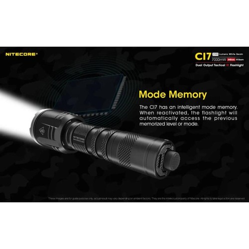 TORCIA CAMALEONTE SERIE/2500 LUMEN CI7 NITECORE Nuova - Foto 5 di 5