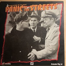 Panic in the Streets 1950 Laserdisc. ALWAYS COMBINED SHIPPING