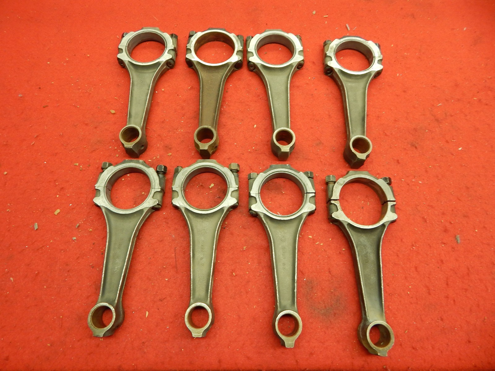 Set of 8 USED 6671 Ford C7AEB 390 428 6.488 Piston Connecting Rods