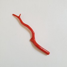 Italian Coral Undyed Loose Branch Mediterranean Reef Natural Red Coral Stick.