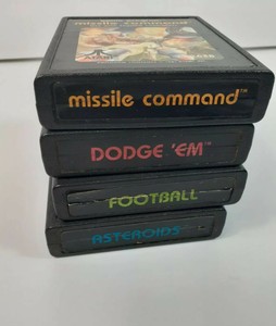 Atari Games Game Program: asteroids football Dodge em ...
