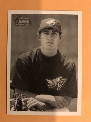 2001 Bowman Heritage JEFF MATHIS Rookie Card RC Arizona DIAMONDBACKS ...