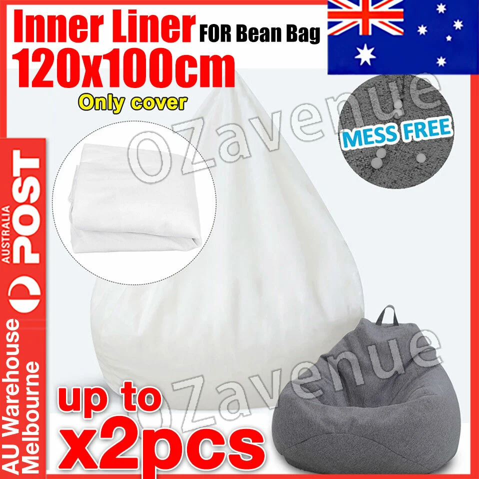 120x100cm Inner Liner For Bean Bag Chair Cover Large Easy Cleaning Sofa Seat