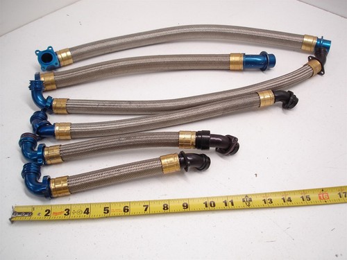 NASCAR AUTO VERDI 5 STAGE ALUMINUM ROTOR TYPE DRY SUMP OIL PUMP W/ LINE KIT #921 - Picture 13 of 22