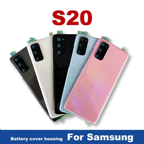 Akku Back Door Glas Abdeckung mit Kamera Len für Samsung Galaxy S20 Ersatz - Bild 1 von 24