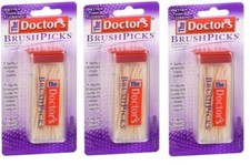 The Doctors Brush Pick 120ct X  3 Packs 