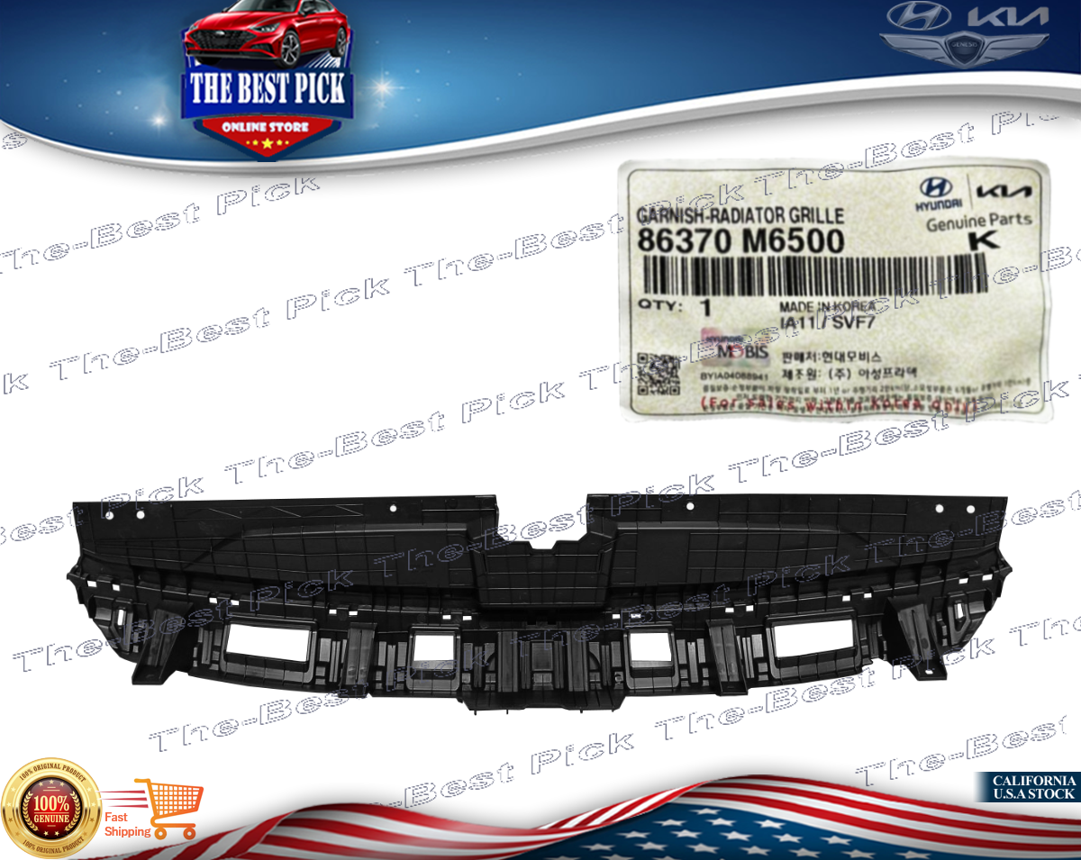 Front Upper Grille Closing Plate Sight Shield Cover⭐GENUINE⭐ Kia